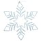 Vickerman 24 inch Pure White LED Twinkle Star Snowflake Christmas Decor